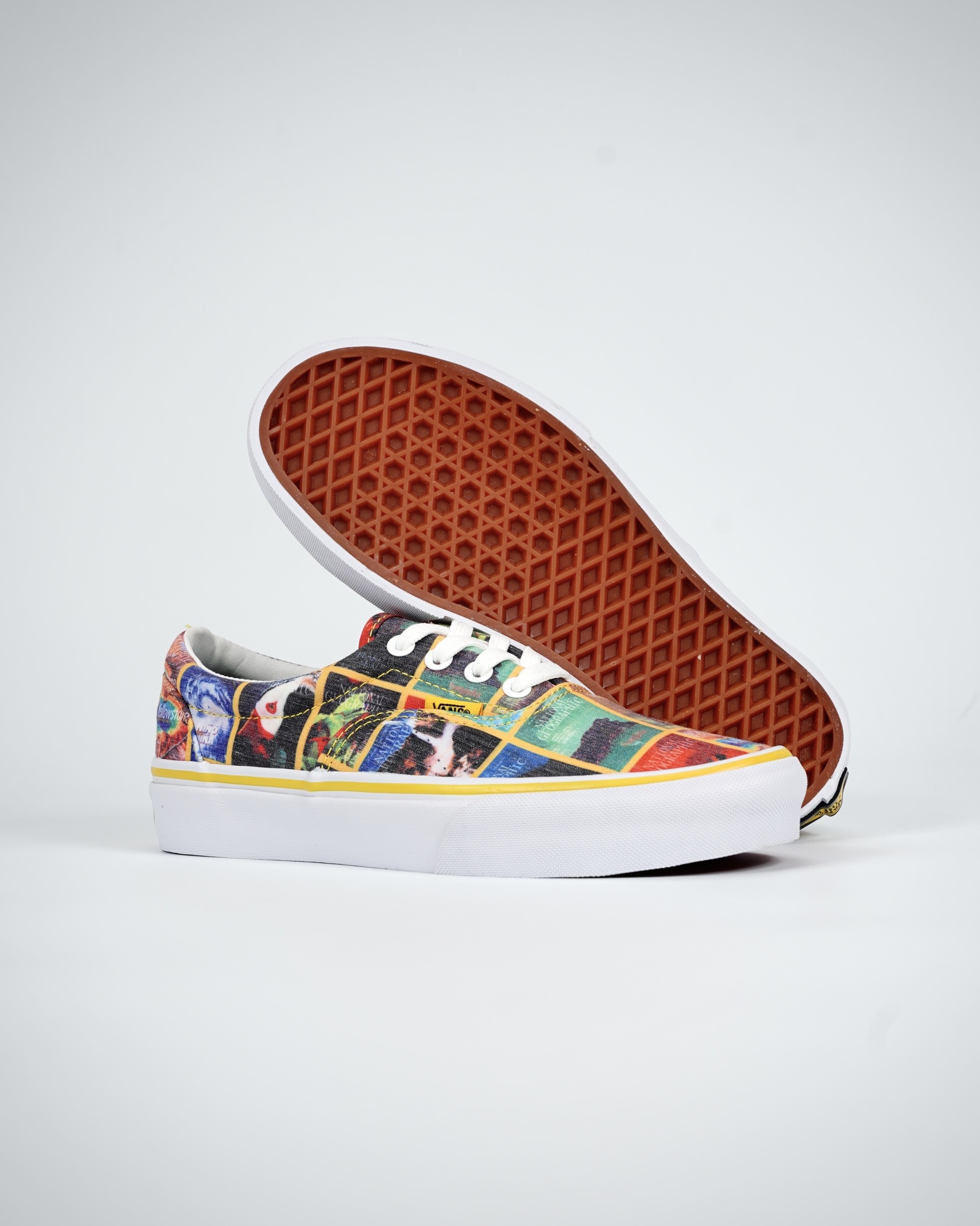 Vans x National Geographic Era Mens Womens - Multi/White-Yellow VN0A4U39WJZ Shoes