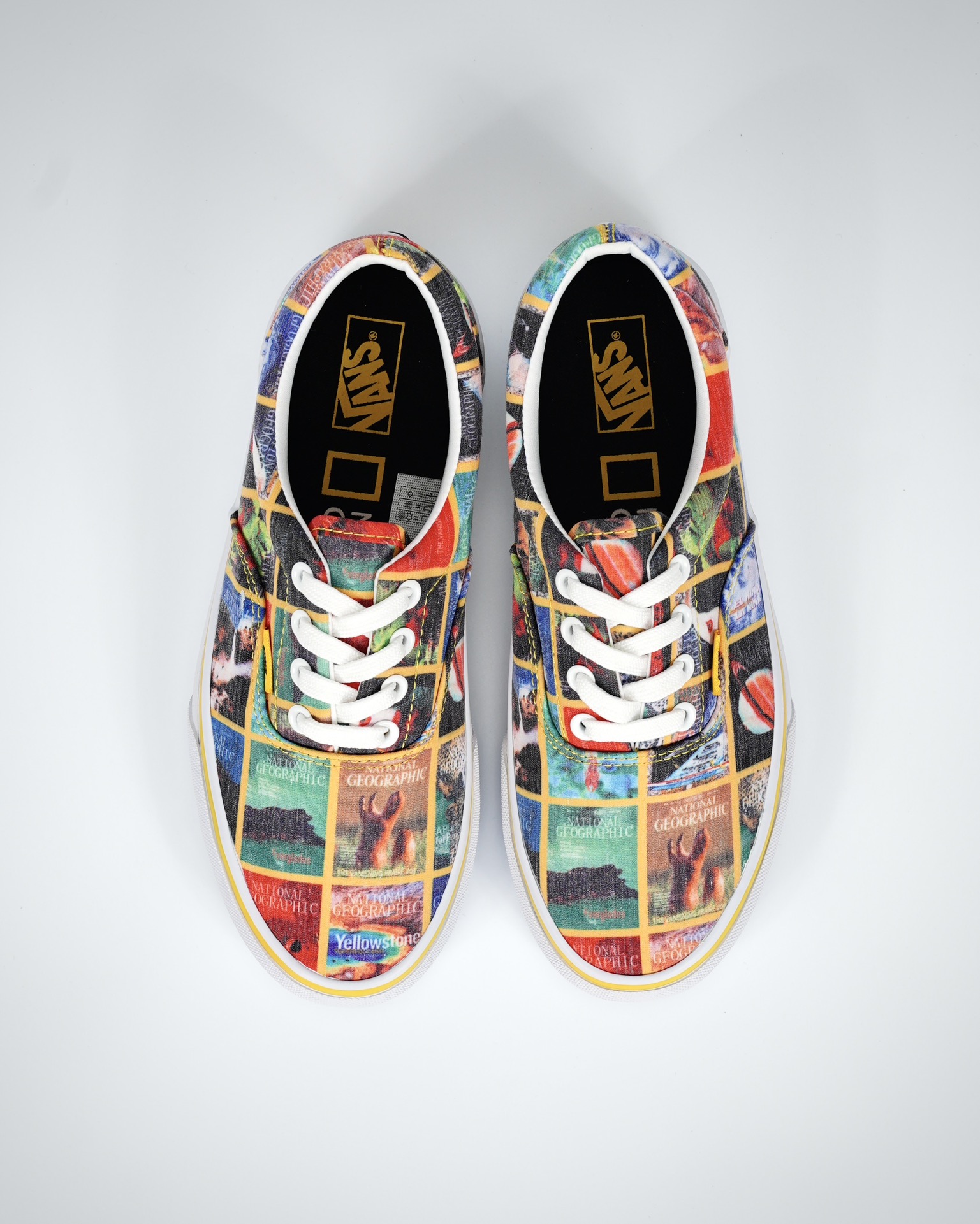 Vans x National Geographic Era Mens Womens - Multi/White-Yellow VN0A4U39WJZ Shoes