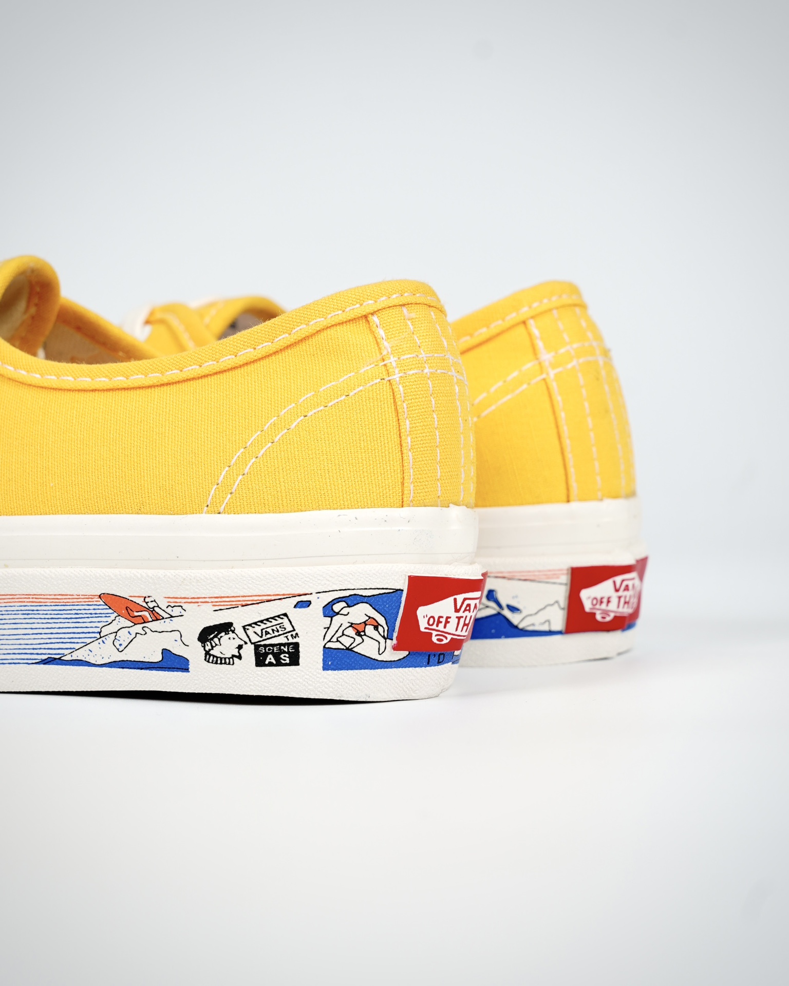 Authentic 44 DX Anaheim Factory Mens Womens - Yellow/Scene Aw VN0A54F241Q Shoes