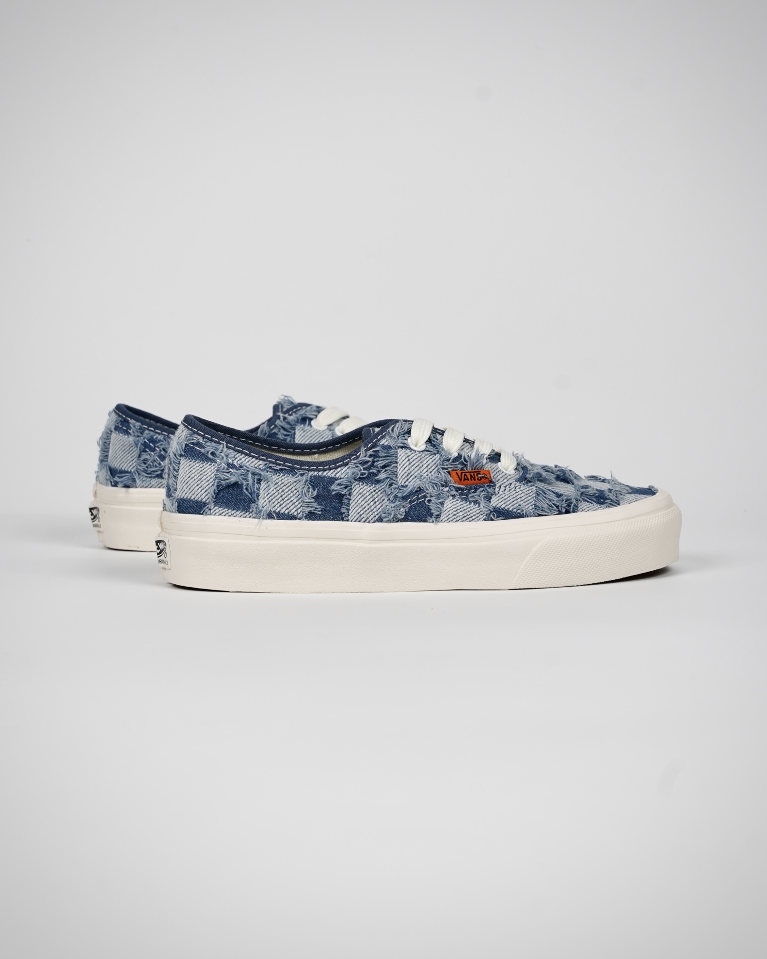 Vans Authentic Stackform Woven Mens Womens - Denim/Multi VN0A7Q5MB6A-2 Shoes