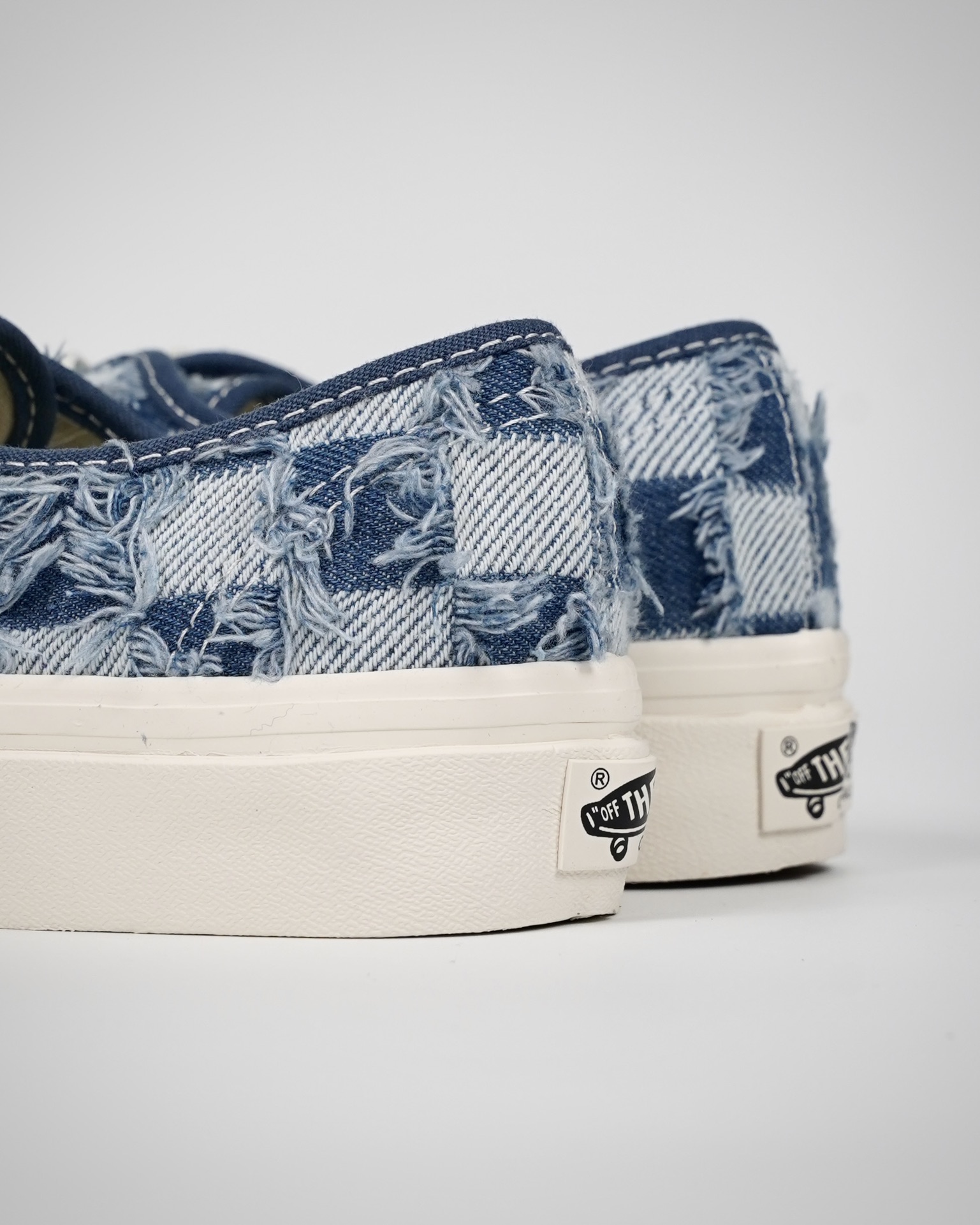 Vans Authentic Stackform Woven Mens Womens - Denim/Multi VN0A7Q5MB6A-2 Shoes