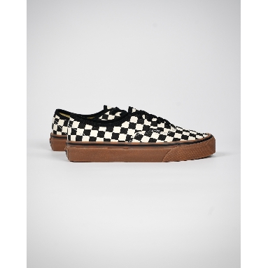 Vans Authentic Checkerboard Mens Womens - Black/White/Gum VN0004MKIBB Shoes