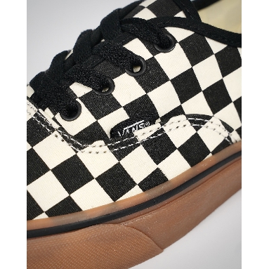 Vans Authentic Checkerboard Mens Womens - Black/White/Gum VN0004MKIBB Shoes