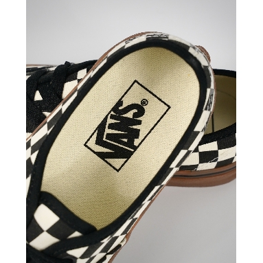 Vans Authentic Checkerboard Mens Womens - Black/White/Gum VN0004MKIBB Shoes