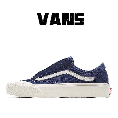 Vans Style 36 Decon Sf Salt Wash Mens Womens - Dark Denim/Marshmallow VN0A3MVLUBA Shoes