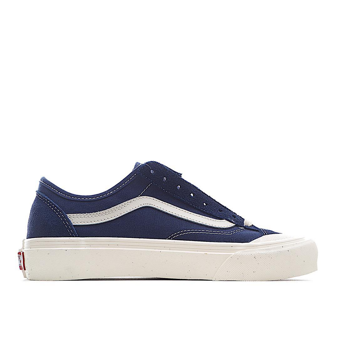 Vans Style 36 Decon Sf Salt Wash Mens Womens - Dark Denim/Marshmallow VN0A3MVLUBA Shoes