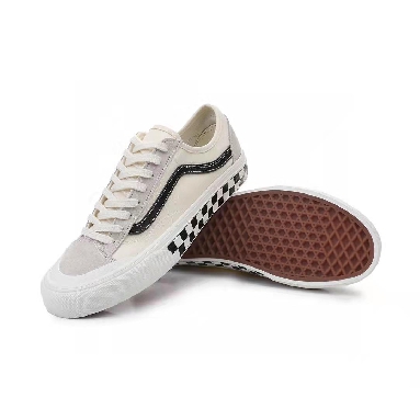 Vans Style 36 Decon Sf Checkerboard Mens Womens - Marshmallow/Off White VN0A3MVLRRK-1 Shoes