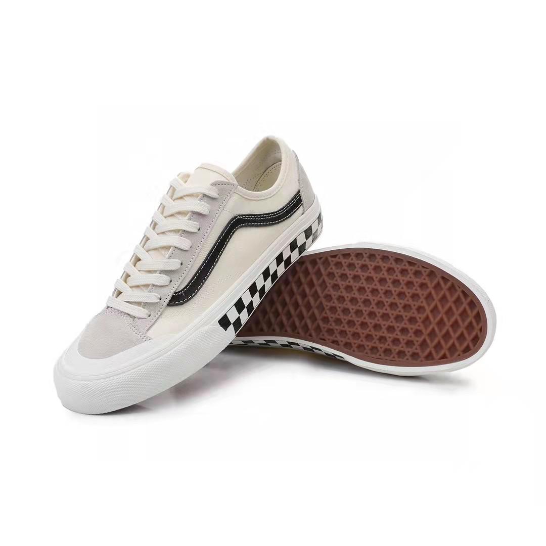 Vans Style 36 Decon Sf Checkerboard Mens Womens - Marshmallow/Off White VN0A3MVLRRK-1 Shoes