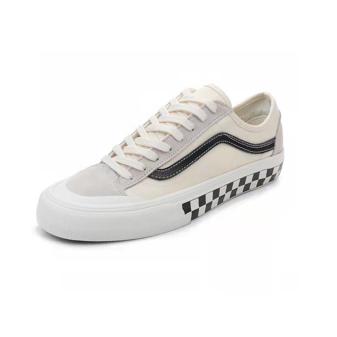 Vans Style 36 Decon Sf Checkerboard Mens Womens - Marshmallow/Off White VN0A3MVLRRK-1 Shoes