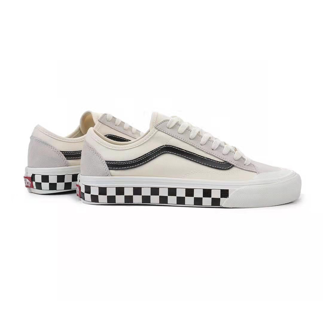 Vans Style 36 Decon Sf Checkerboard Mens Womens - Marshmallow/Off White VN0A3MVLRRK-1 Shoes