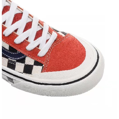 Vans Style 36 Sf Two Tone Salt Wash Checkerboard Mens Womens - Burnt Brick/Marshmallow VN0A3ZCJXMV-1 Shoes