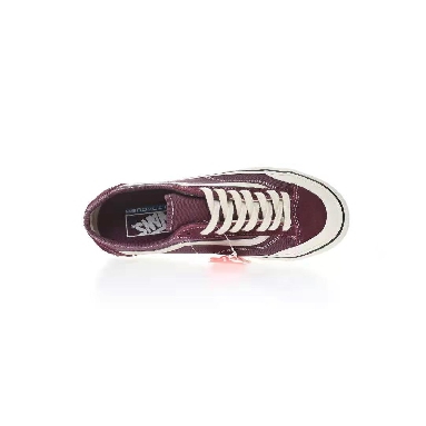 Vans Style 136 Decon VR3 Mens Womens - Burgundy/White VN0A4BX9BRG Shoes