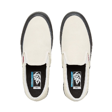 Vans Slip-On Pro Classic Mens Womens - Classic White/Black V0097MU20 Shoes