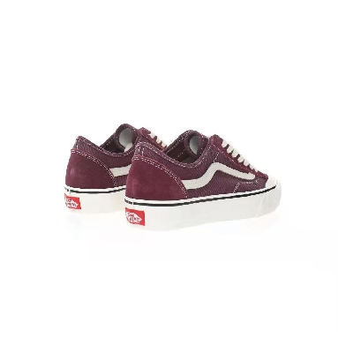 Vans Style 136 Decon VR3 Mens Womens - Burgundy/White VN0A4BX9BRG Shoes