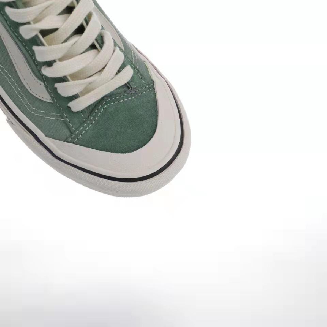 Vans Style 36 Decon SF Salt Wash Mens Womens - Hedge Green/Antique White VN0A3MVL0DR Shoes