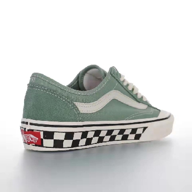 Vans Style 36 Decon SF Salt Wash Mens Womens - Hedge Green/Antique White VN0A3MVL0DR Shoes