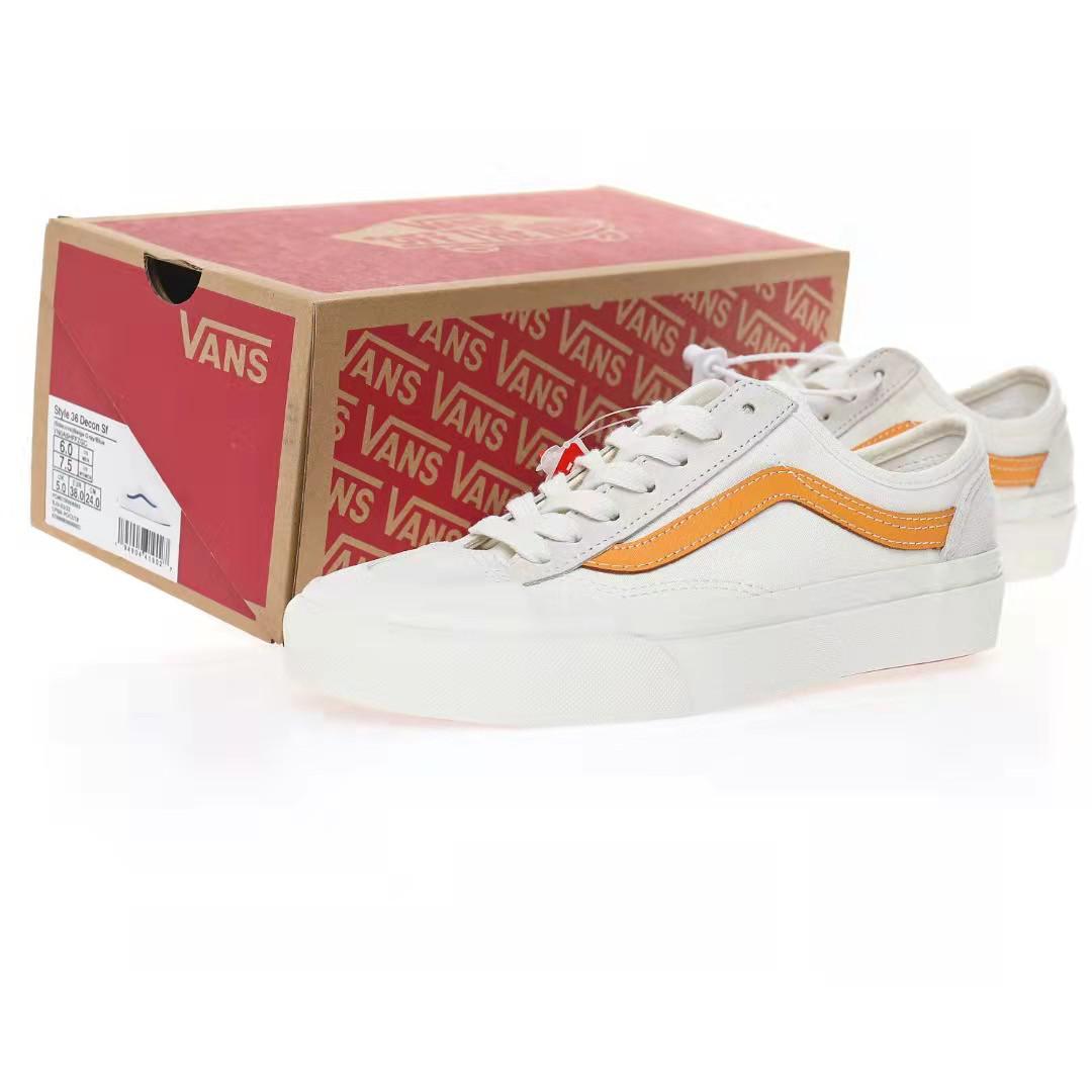 Vans Style 36 Decon SF Mens Womens - White/Yellow VN0A5HFFZGD Shoes