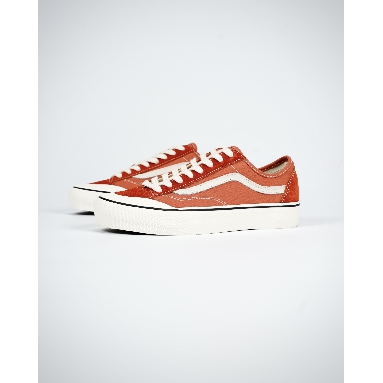 Vans Style 136 VR3 Mens Womens - Red/White VN0A4BX9GWP Shoes