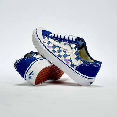 Vans Wallpaper Style 36 Decon SF Checkered Floral Mens Womens - Blue/White VN0A5KS9CCG-1 Shoes