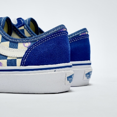 Vans Wallpaper Style 36 Decon SF Checkered Floral Mens Womens - Blue/White VN0A5KS9CCG-1 Shoes