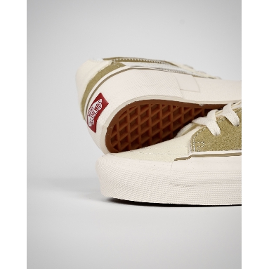 Vans Sk8-Low Reconstruct Mens Womens - Baige/White VN0009QSCNI Shoes