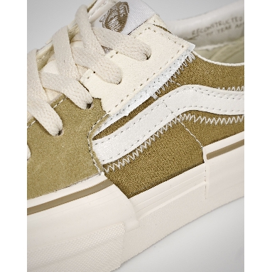 Vans Sk8-Low Reconstruct Mens Womens - Baige/White VN0009QSCNI Shoes