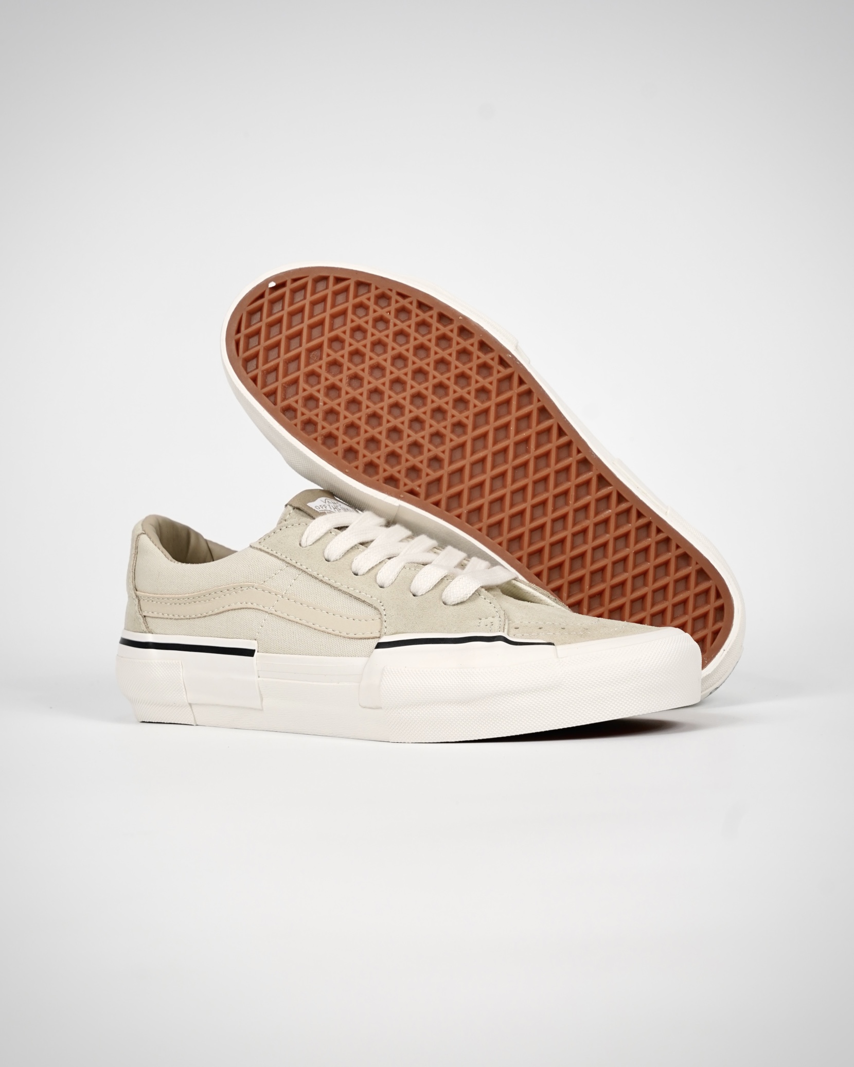 Vans Sk8-Low Reconstruct Mens Womens - Tonal Peyote/Brown VN000CRNBYS Shoes