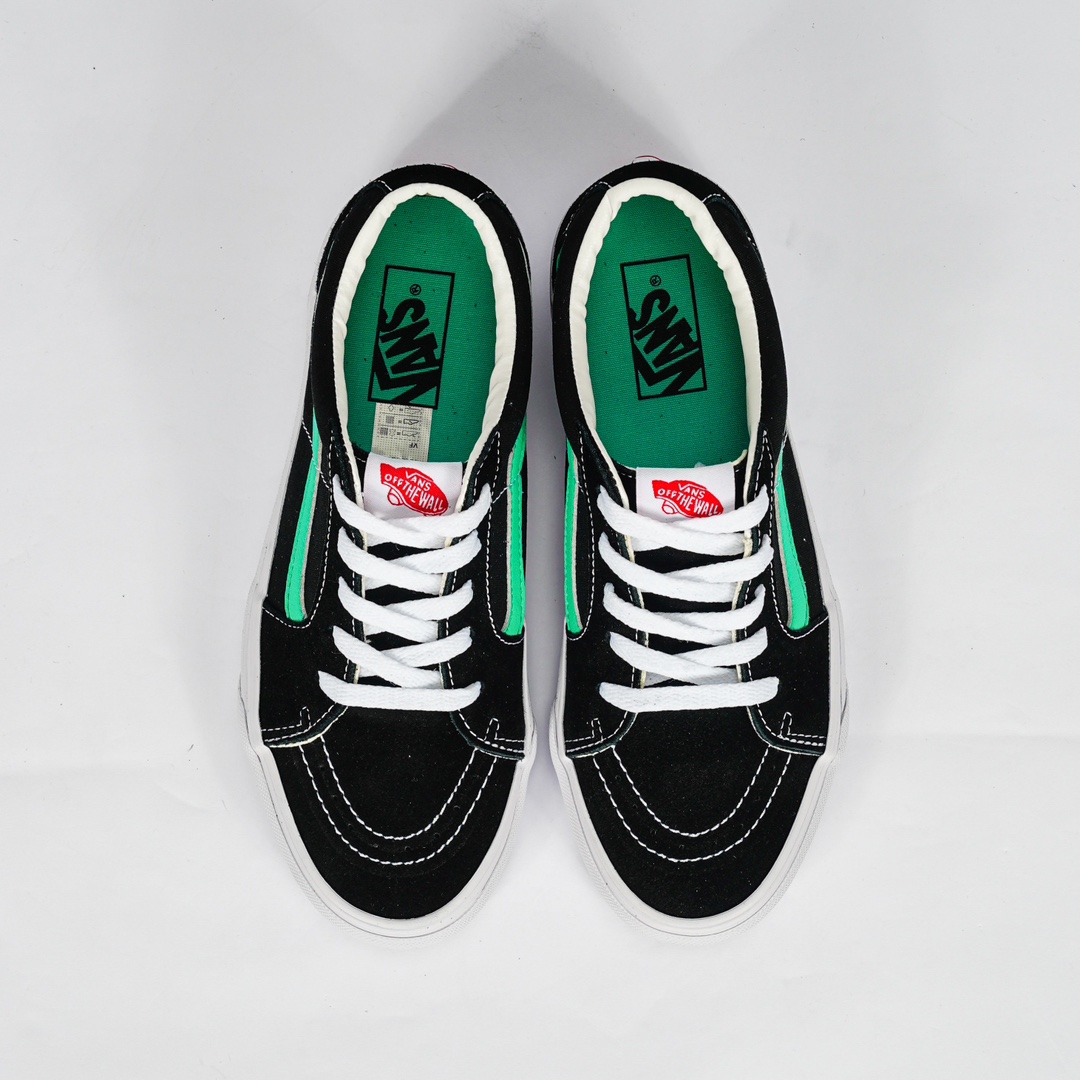 Vans Skate Sk8-Low Mens Womens - Black/Waterfall VN0A3WM34FV-1 Shoes