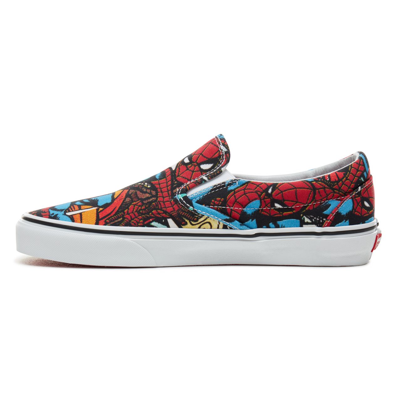 Vans X Marvel Classic Slip-On Classic Mens Womens - (Marvel) Spider-Man/Black VA38F79H7 Shoes