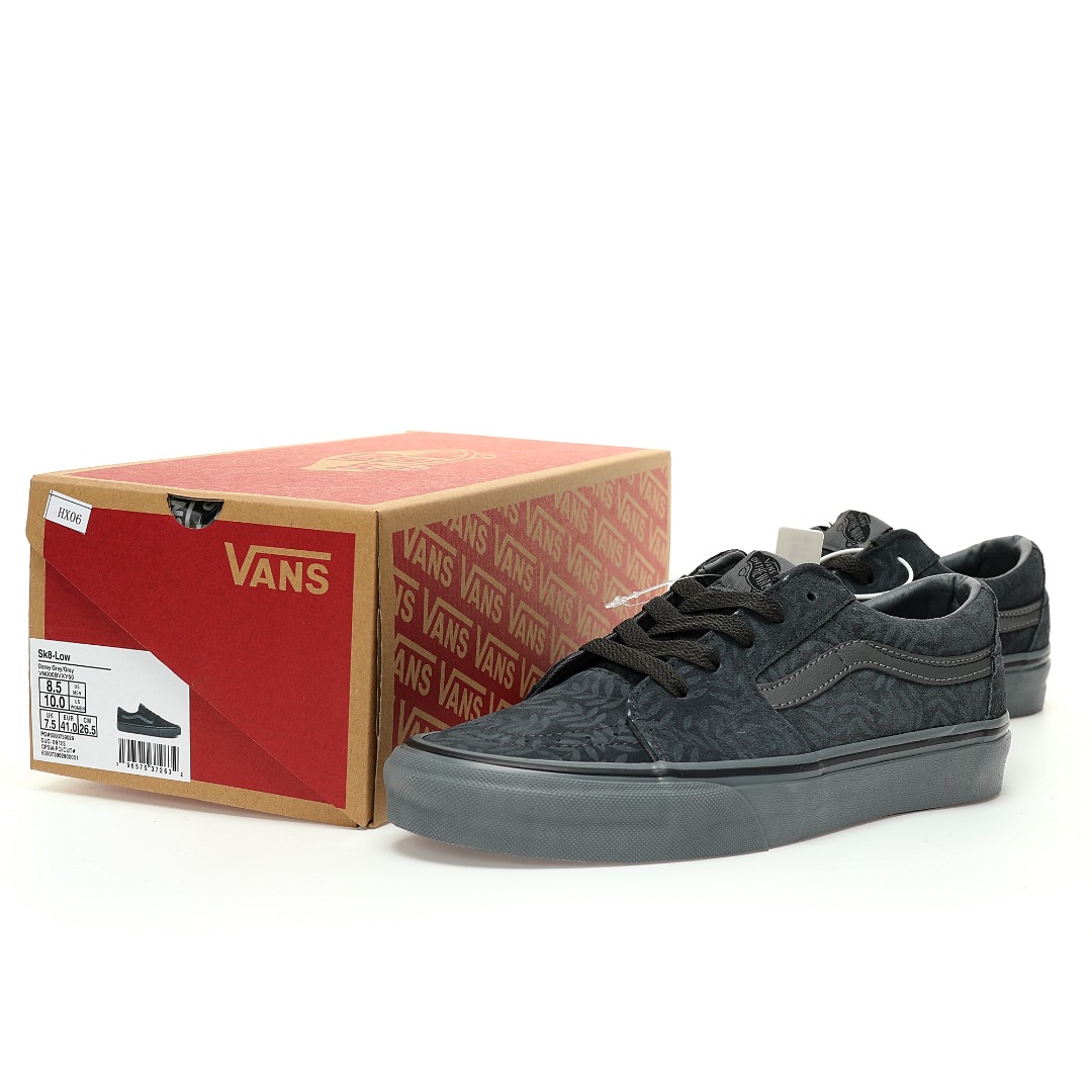 Vans Sk8-Low x White Mountaineering Mens Womens - Dark Grey/Black VN000BVXY50 Shoes