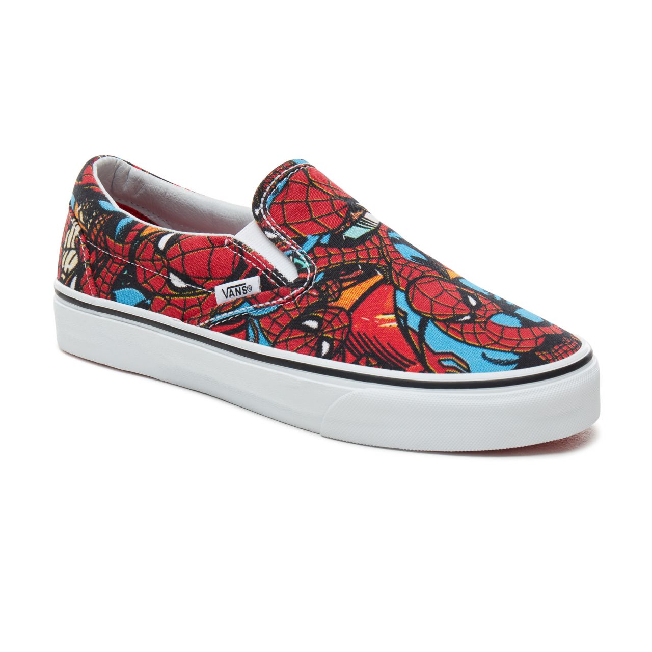 Vans X Marvel Classic Slip-On Classic Mens Womens - (Marvel) Spider-Man/Black VA38F79H7 Shoes