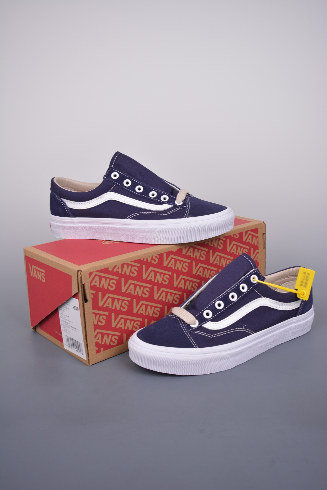 Vans Style 36 Fuzzy Lace Mens Womens - Parisian Night/Blue VN0A54F6JDU Shoes