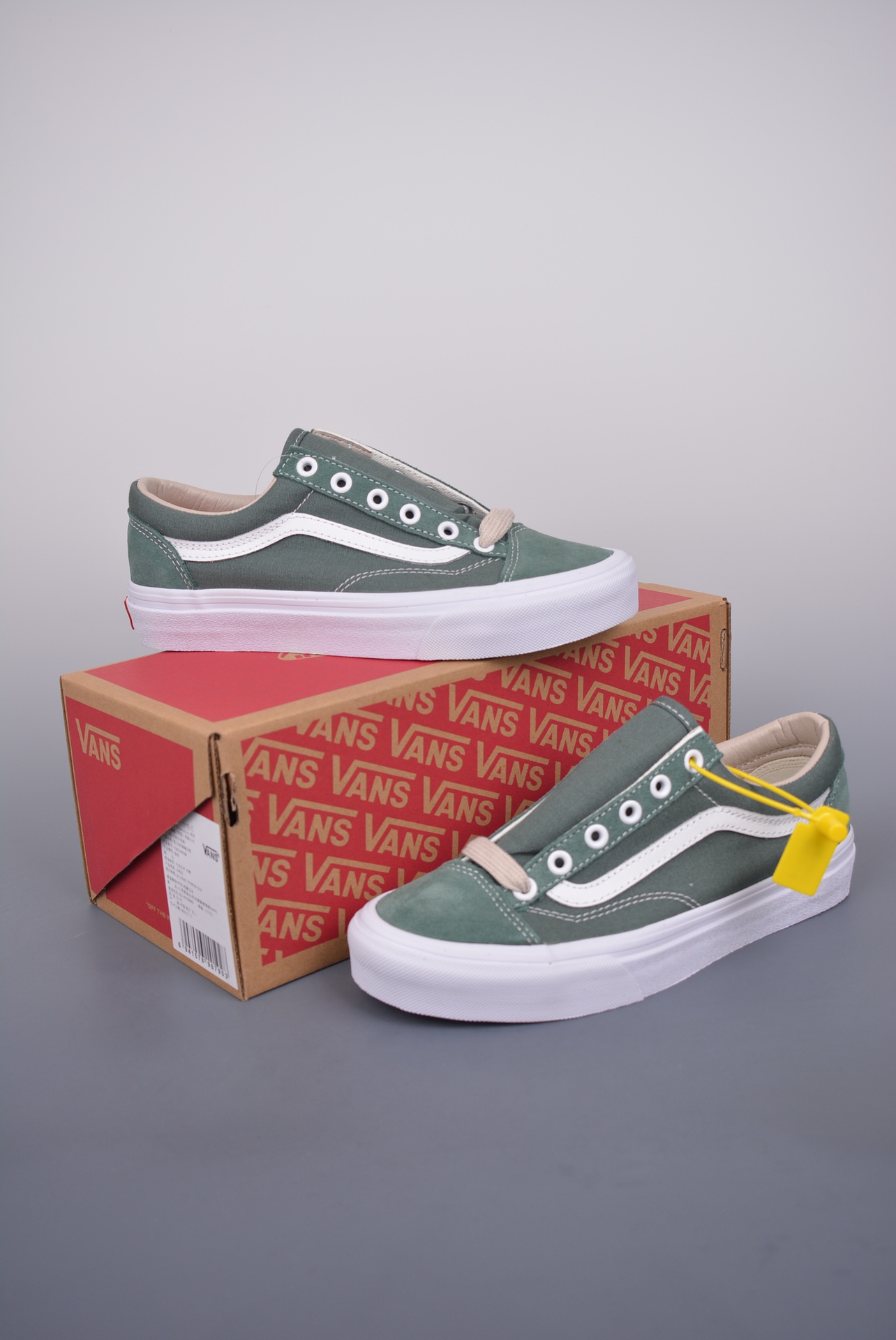 Vans Style 36 Decon Mens Womens - Fuzzy Lace/Duck Green VN0A54F6YQW Shoes