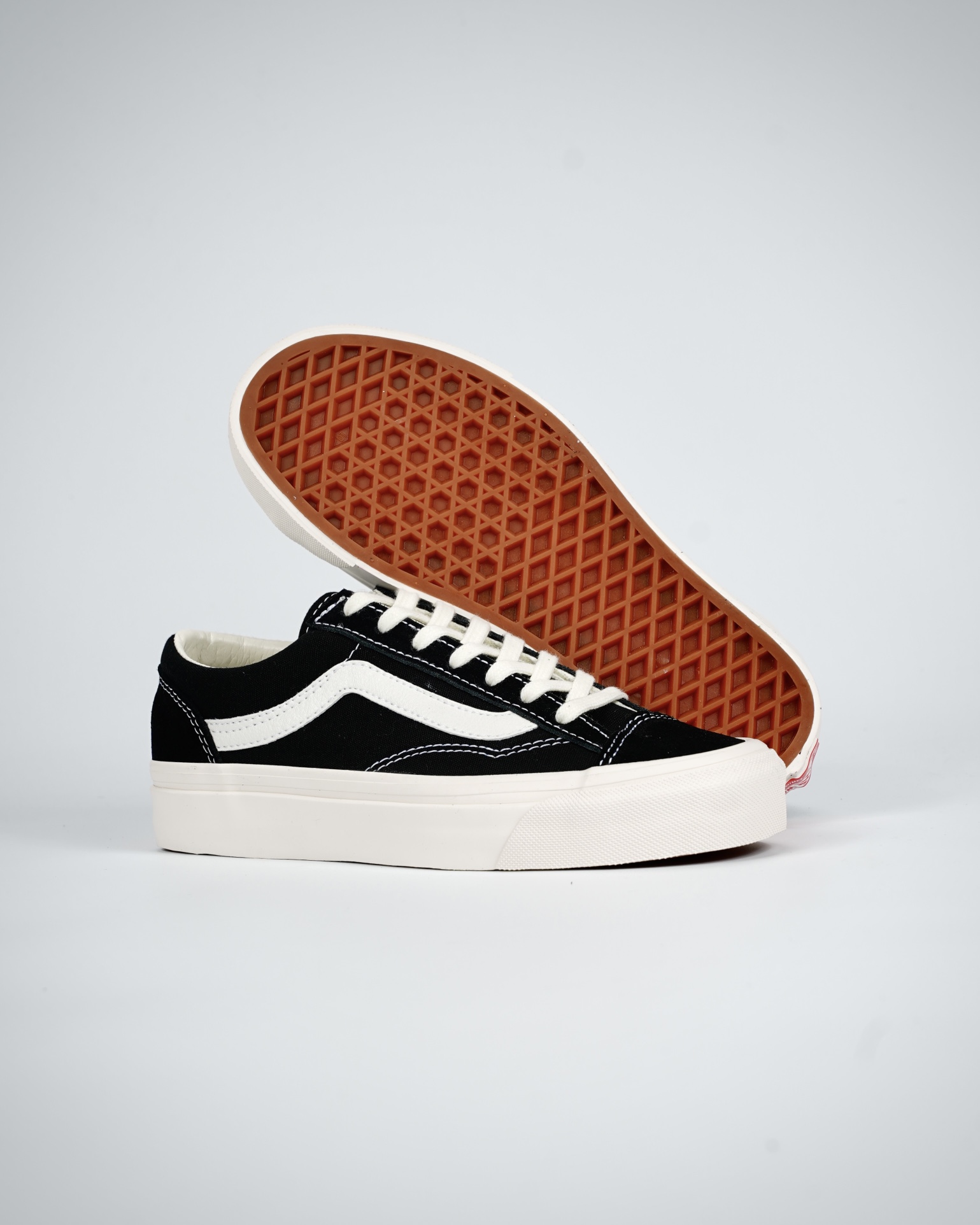 Vans Vault OG Style 36 LX Mens Womens - Black/Marshmallow VN0A4BVEN8K Shoes