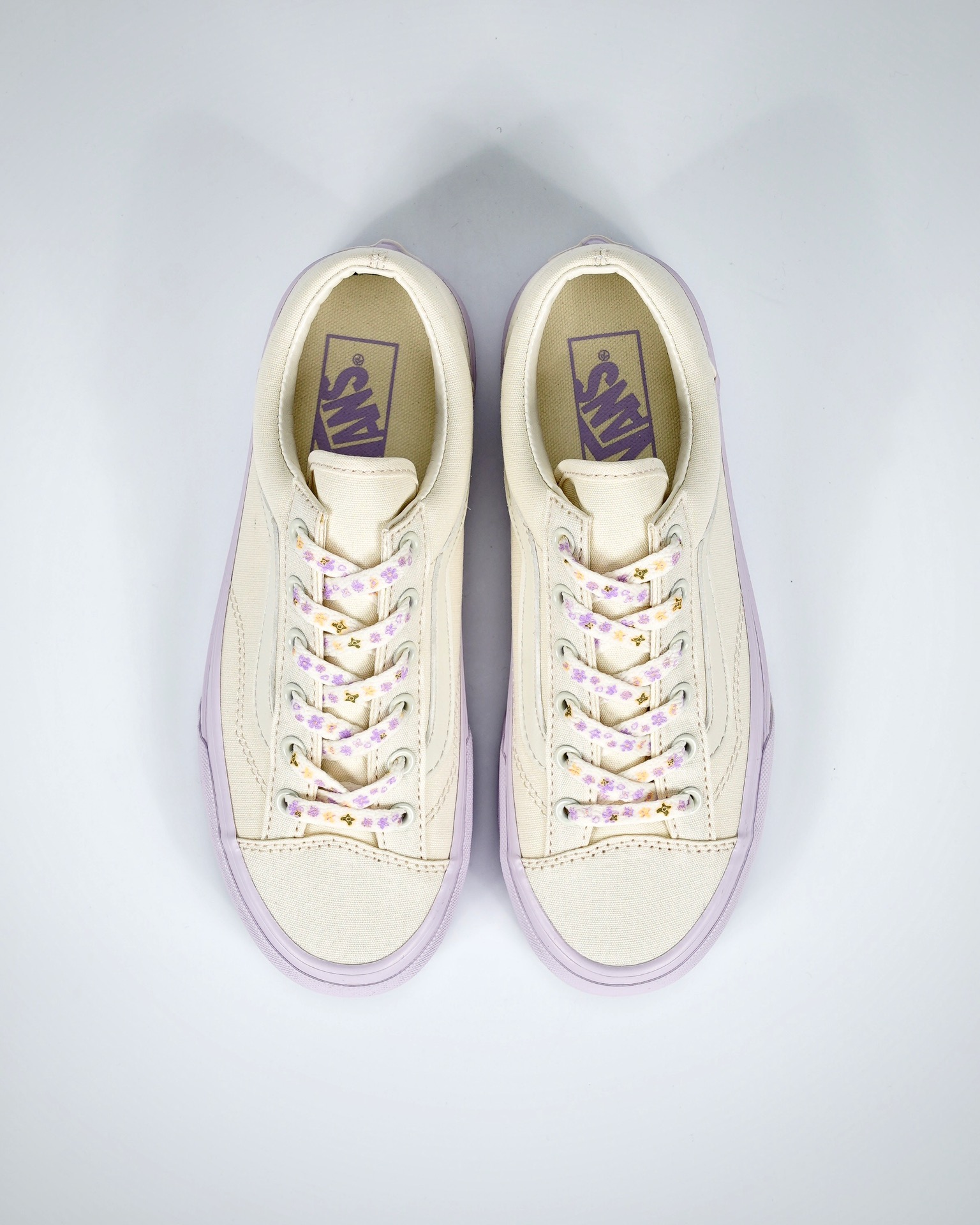 Vans Style 36 Classics Mens Womens - White/Purple VN0A54F6CEK Shoes