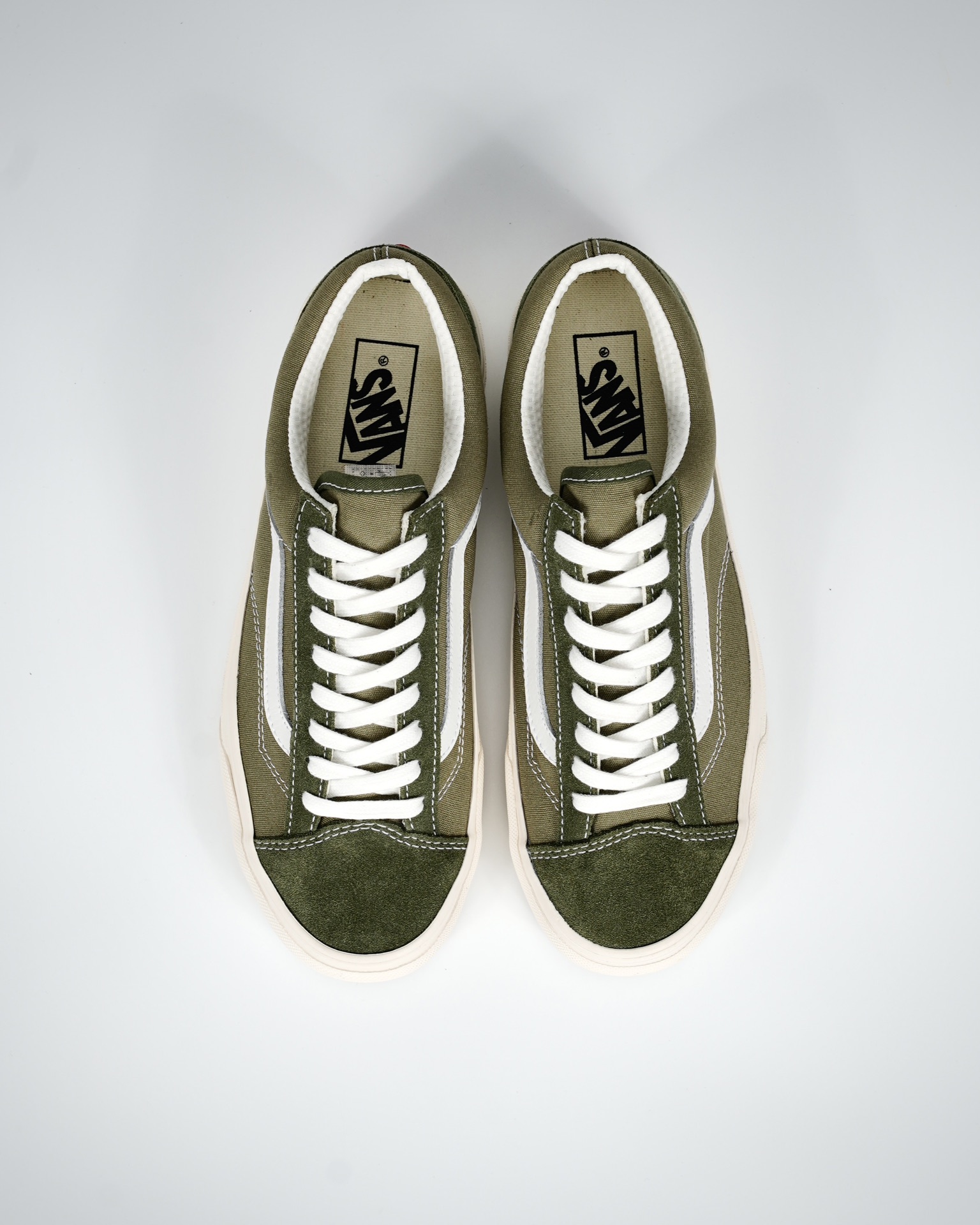 Vans Style 36 Classic Mens Womens - Green/White VN0009QFZBF-1 Shoes