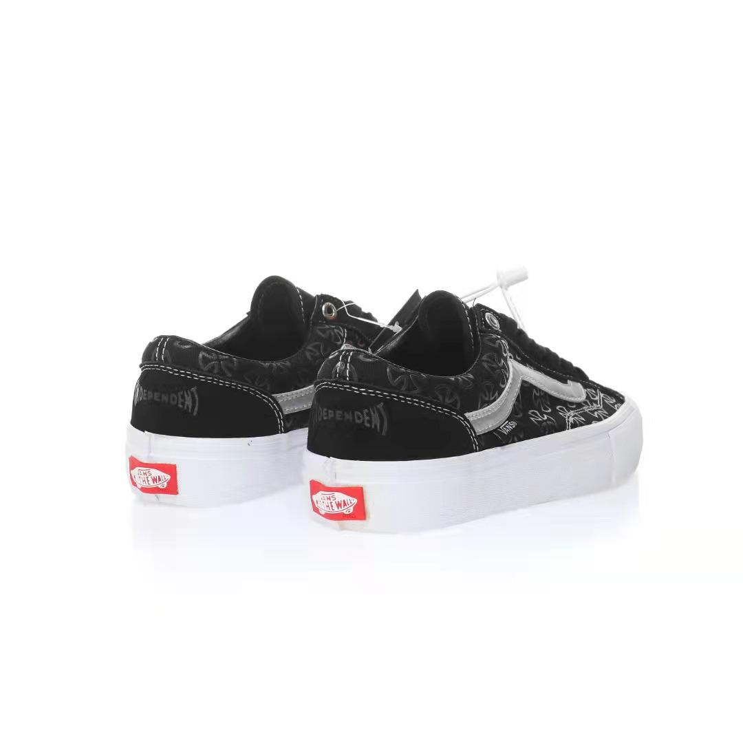 Vans Style 36 Independent 40th Anniversary Mens Womens - Black/Silver VN0A46ZERWV Shoes