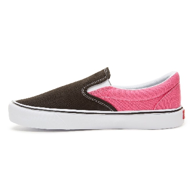 Vans 2-Tone Slip-On Lite Classic Mens Womens - (2Tone) Black/Magenta VA2Z63UB0 Shoes