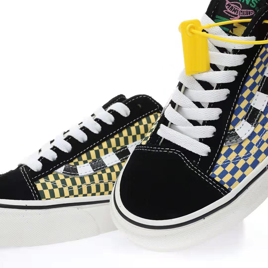 Vans x Mami Wata Style 36 Decon VR3 SF Mens Womens - Black/White/Yellow/Blue/Green VN0007R2CRM Shoes