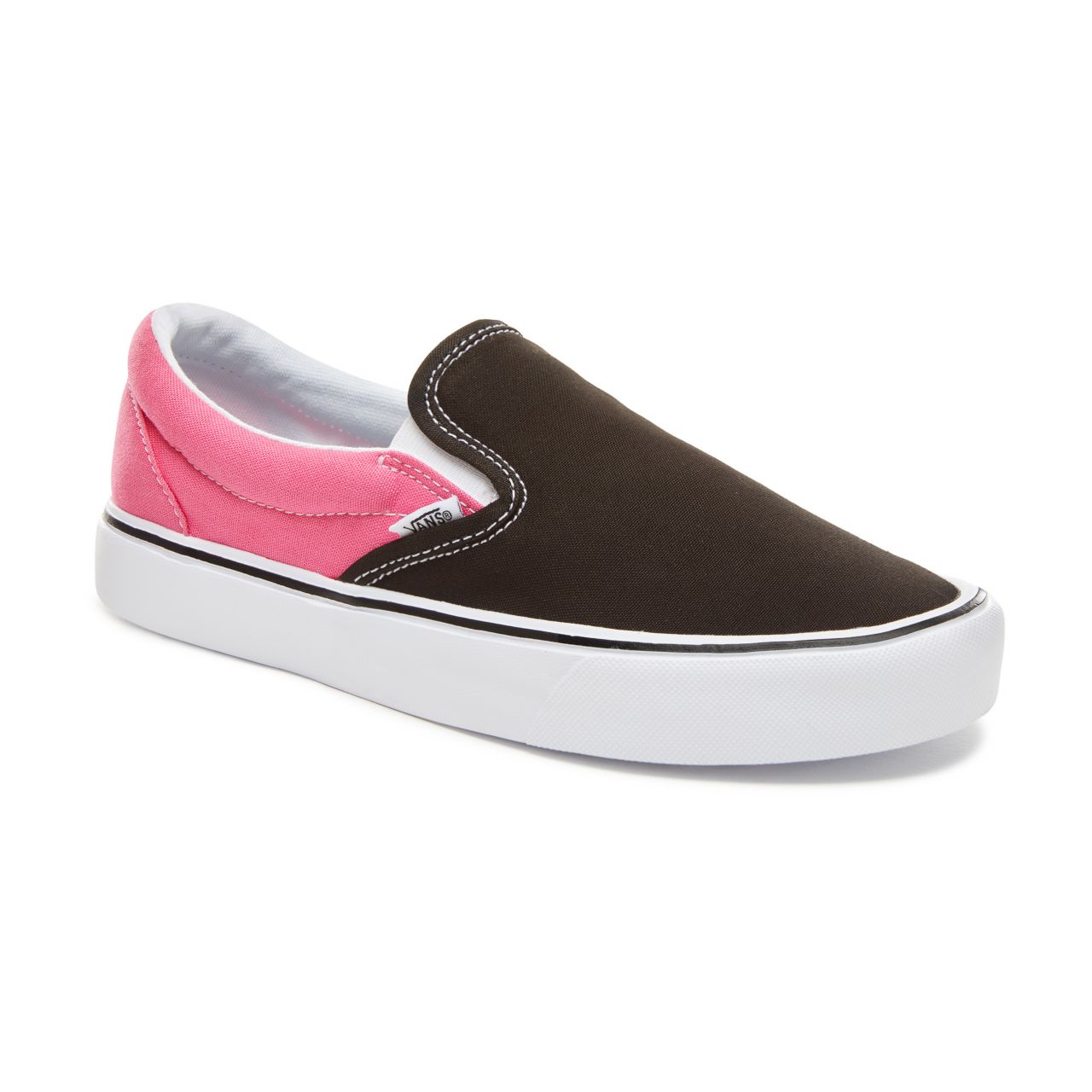 Vans 2-Tone Slip-On Lite Classic Mens Womens - (2Tone) Black/Magenta VA2Z63UB0 Shoes