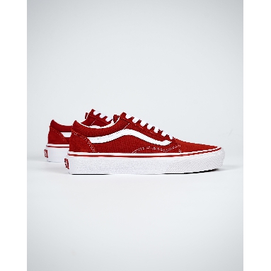 Vans Old Skool Mens Womens - Brick Red/True White VN000VOKDIC Shoes