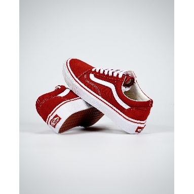 Vans Old Skool Mens Womens - Brick Red/True White VN000VOKDIC Shoes