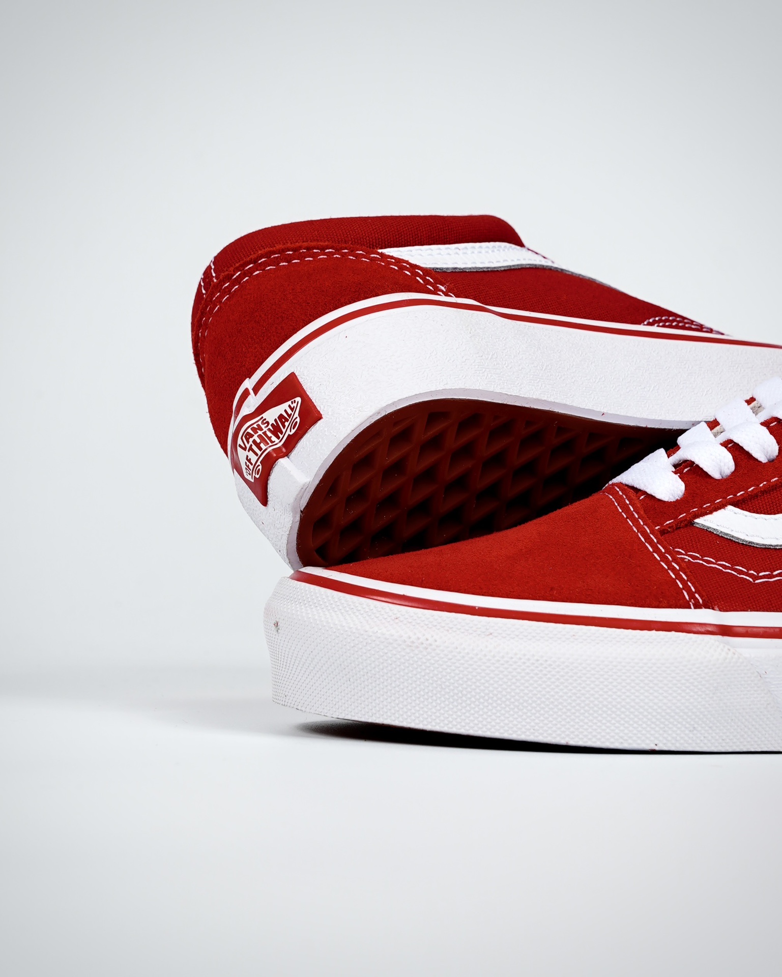 Vans Old Skool Mens Womens - Brick Red/True White VN000VOKDIC Shoes