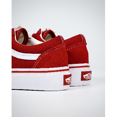 Vans Old Skool Mens Womens - Brick Red/True White VN000VOKDIC Shoes