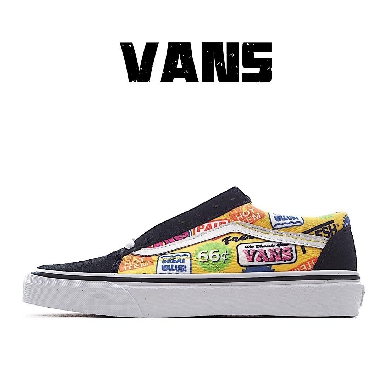 Vans Old Skool Colored Letters Mens Womens - Multi Color/Black VN0A3WKT4RR Shoes