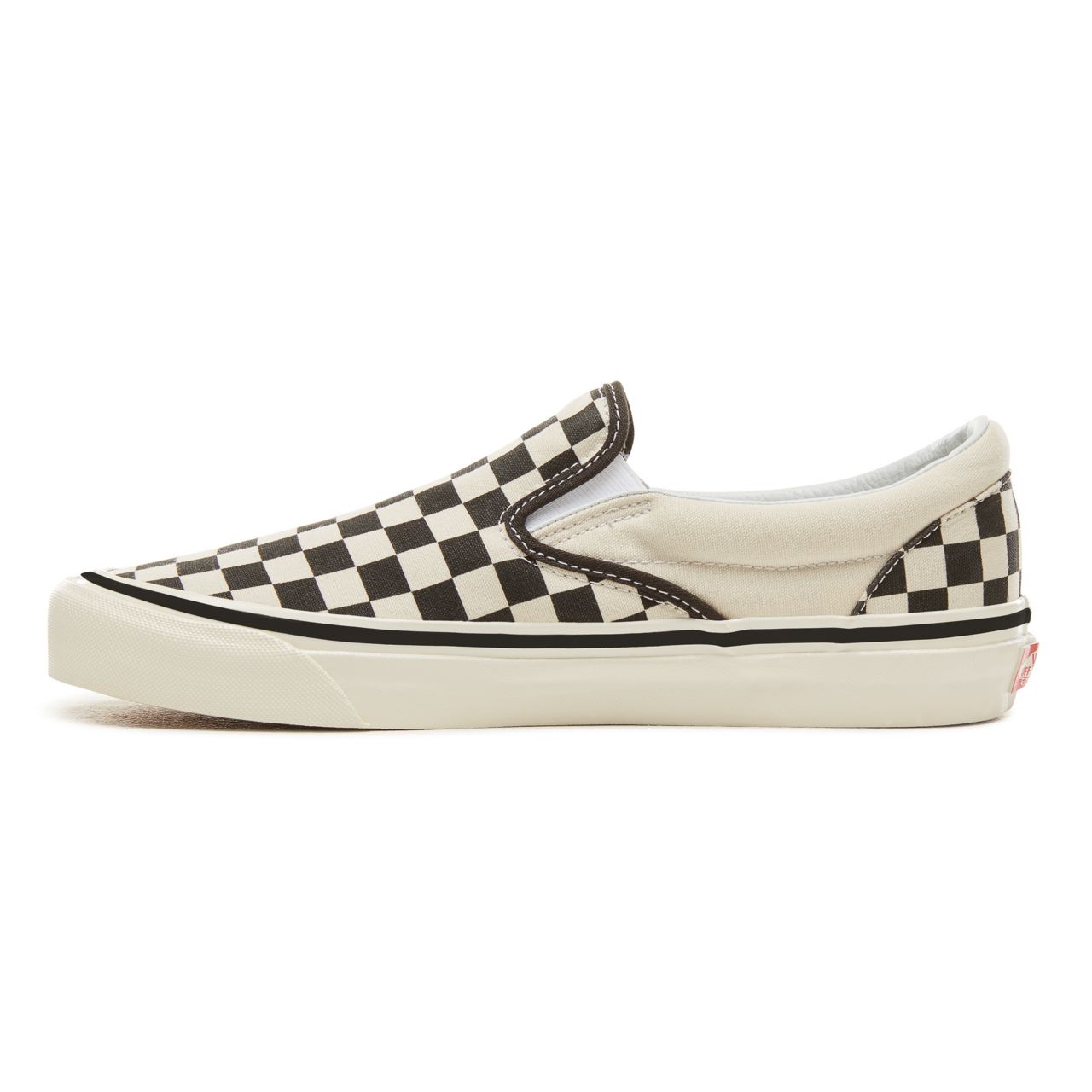 Vans Anaheim Factory Classic Slip-On 98 Classic Mens Womens - Checkerboard-Black-White VA3JEXPU1 Shoes