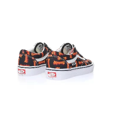 Vans Old Skool Thrasher All Over Flame Logo Mens Womens - Black/Multi VN0005W0BML Shoes