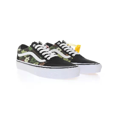 Vans Old Skool Woodland Camo Flower Mens Womens - Black/Green VN0A38G1NRA-1 Shoes