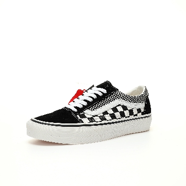 Vans Old Skool Mix Checker Mens Womens - Black/True White VN0A38G1Q9B Shoes