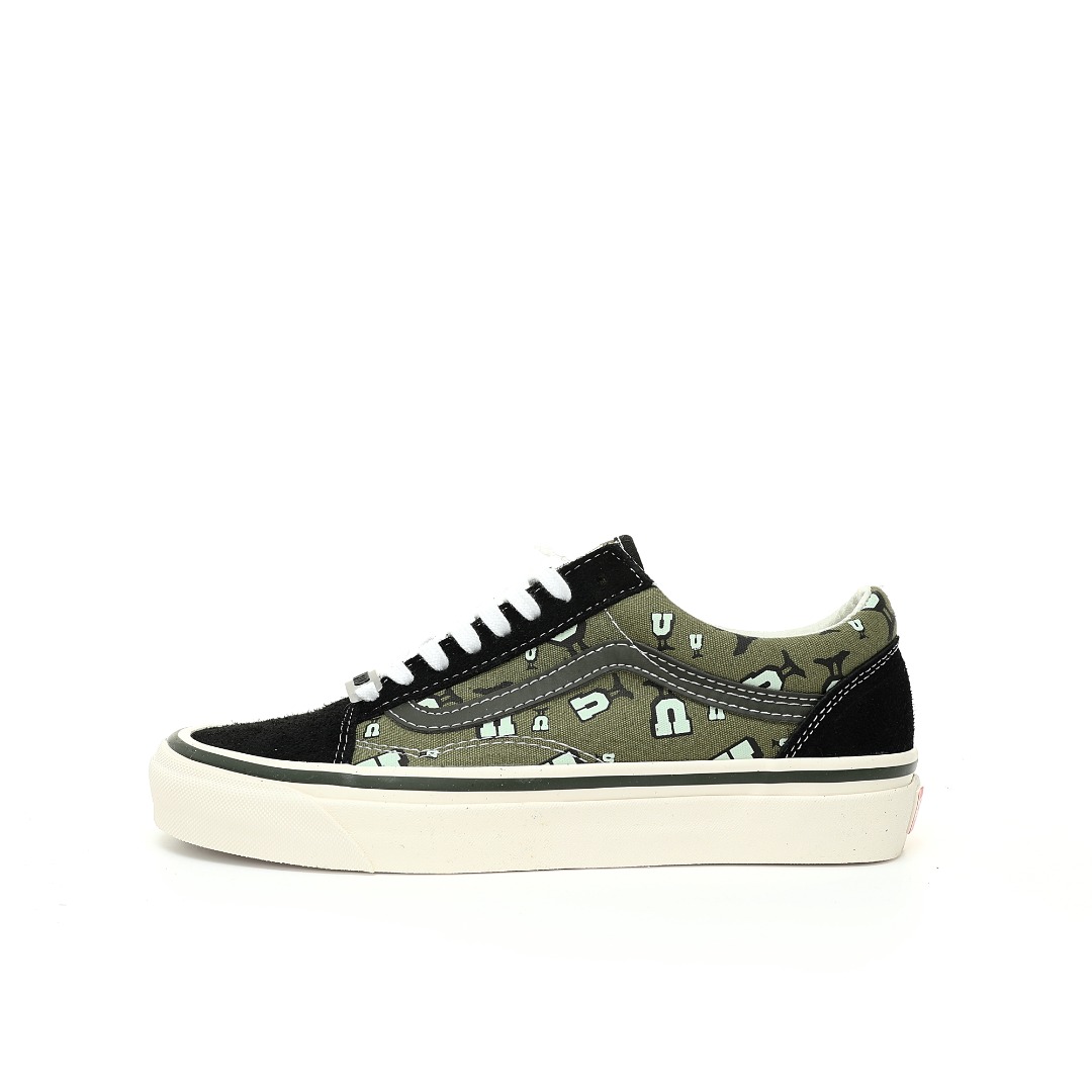 Undefeated x Vault by Vans Og Old Skool Lx Mens Womens - U-Man - Grasshopper/Green VN0A4P3XGRN Shoes